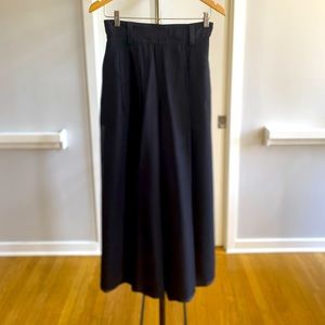 Fully lined Eleanor P Brenner wide leg black palazzo pants